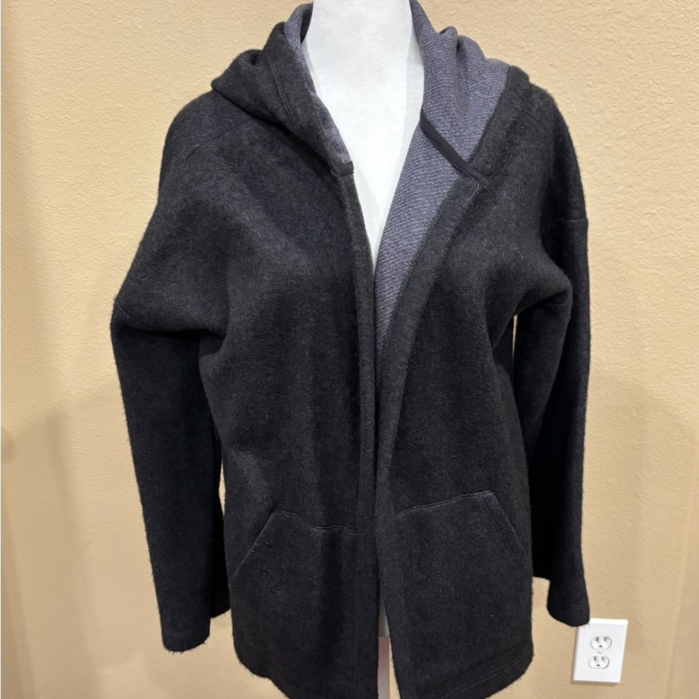 Cozy Black Hooded Cardigan - Never worn!